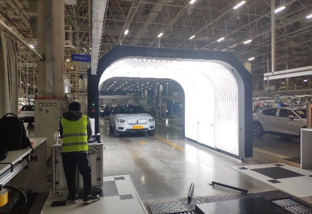 Artificial vision and AI systems are applied to assembly lines in auto factories